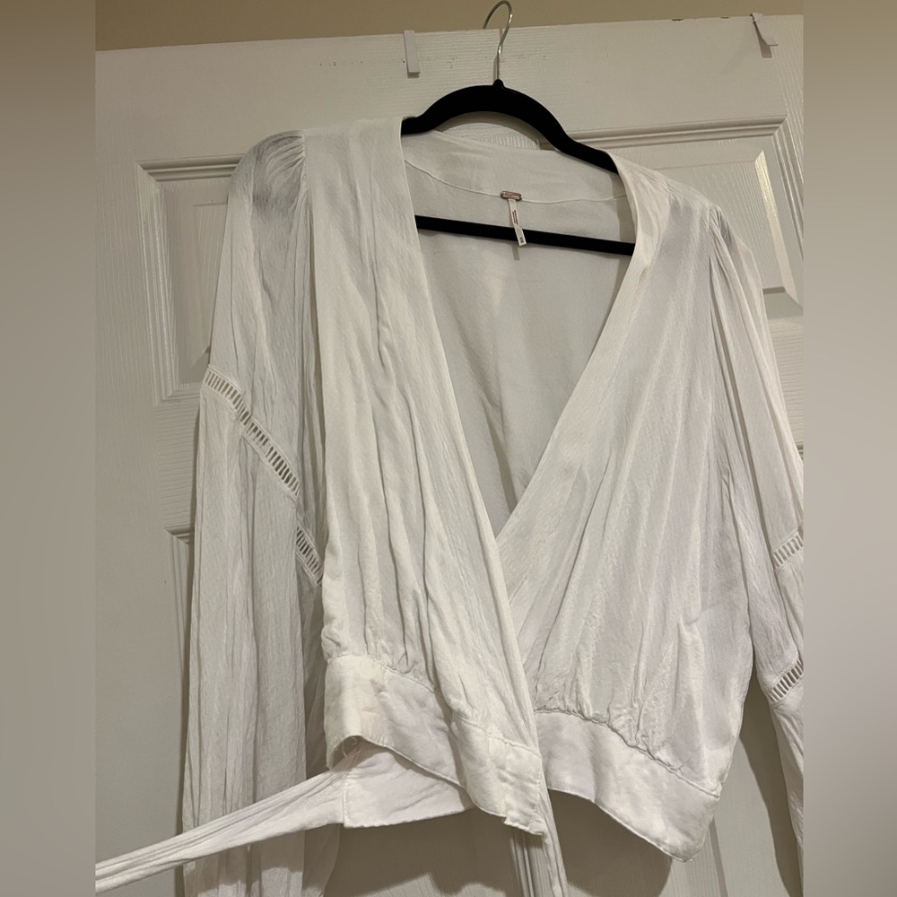 Tie front Free People top